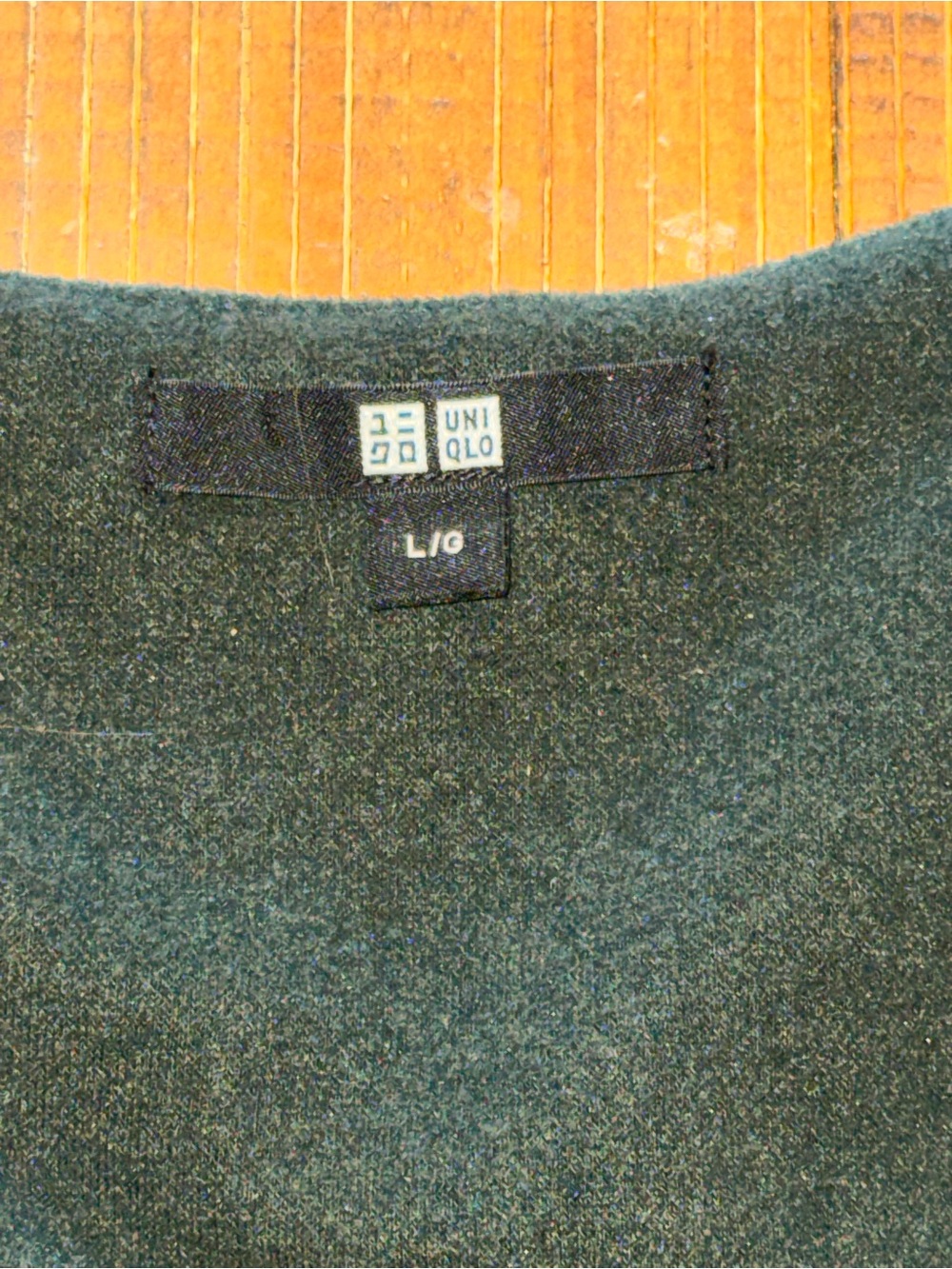 UNIQLO Dark Green Brushed Jersey Sleeveless Dress Size L Large with Pockets - Picture 2 of 9
